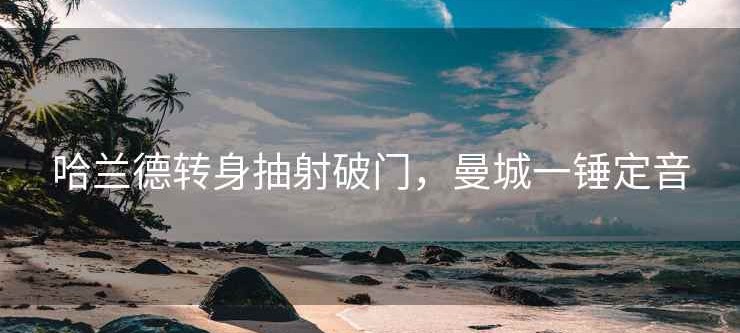 哈兰德转身抽射破门，曼城一锤定音