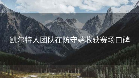 凯尔特人团队在防守端收获赛场口碑